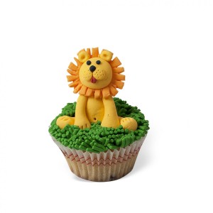 Cupcake με διακόσμηση Λιοντάρι