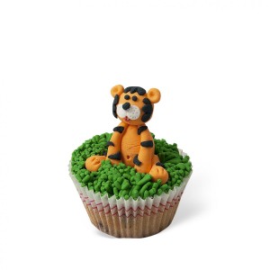 Cupcake με διακόσμηση Τίγρης